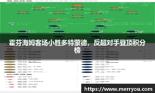 霍芬海姆客场小胜多特蒙德，反超对手登顶积分榜